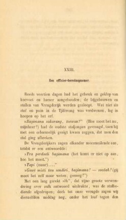 XXIII. Een officier-terreinopnemer