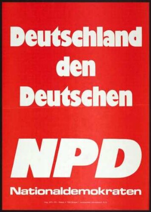 NPD, Bundestagswahl 1987