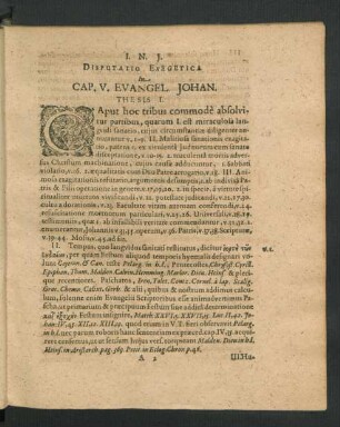 Thesis I. - LXXIII.