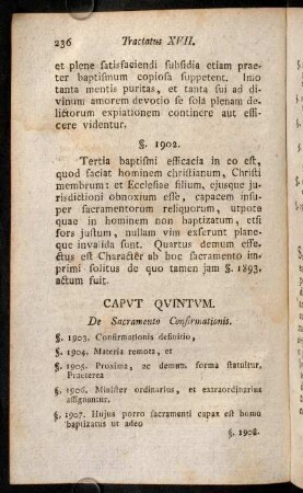 236-245, Caput Quintum. De Sacramento Confirmationis.