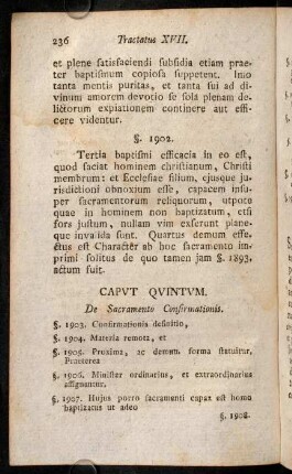 236-245, Caput Quintum. De Sacramento Confirmationis.