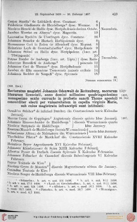 20. December 1496 bis 18. December 1506