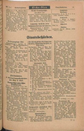 Staatsbehörden.