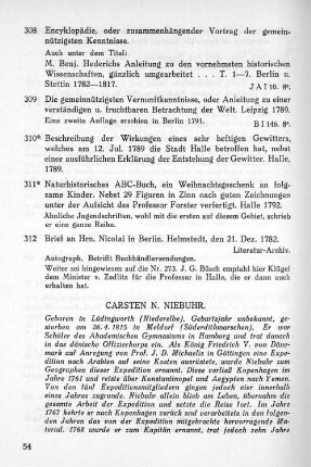 Carsten N. Niebuhr.