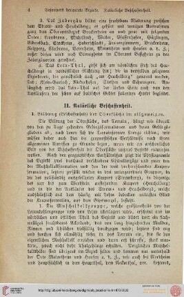 II: Natürliche Beschaffenheit