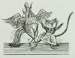 Illustration zu S. Marschak "Das Katzenhaus"
