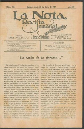 "La razón de la sinrazón..."