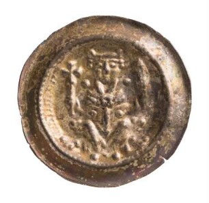 Münze, Pfennig, Brakteat, 1210 - 1240