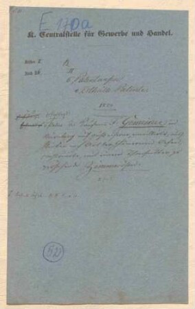 Patent des Kaufmanns Friedrich Gemeiner in Nürnberg, gußeiserne, emaillierte Öfen mit einem Tonfutter zu versehen