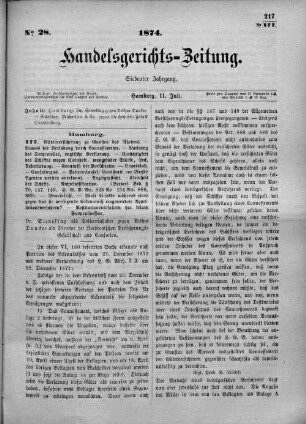 No. 28. 11. Juli 1874