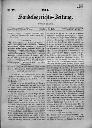 No. 28. 11. Juli 1874