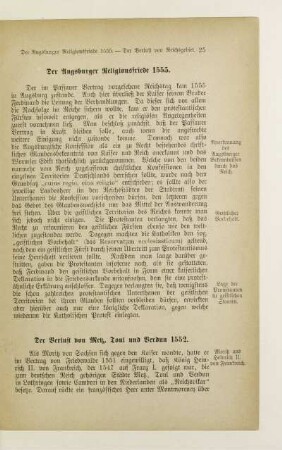 Der Augsburger Religionsfriede 1555