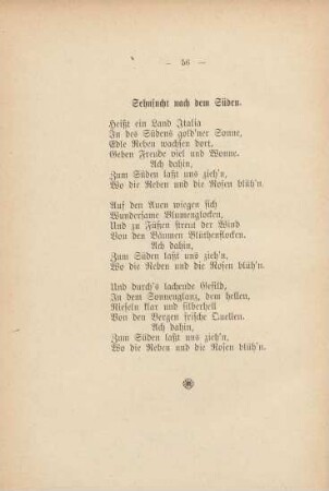 Sehnsucht nach dem Süden