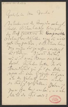 Brief an B. Schott's Söhne : 05.05.1895