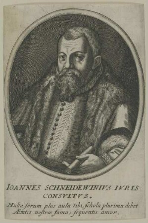 Bildnis des Johann Schneidewein