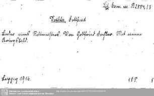 Literatura Germanica recentior B 2884,33