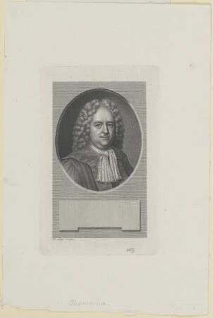 Bildnis des Christian Thomasius