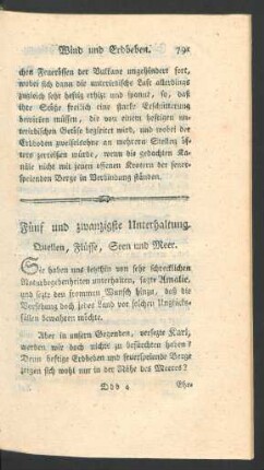 Fuenf und zwanzigste Unterhaltung. Quellen, Fluesse, Seen und Meer.