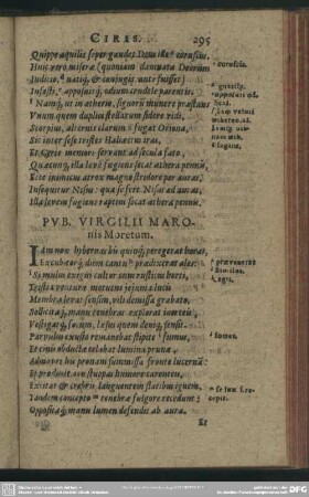 Pub. Virgilii Maronis Moretum