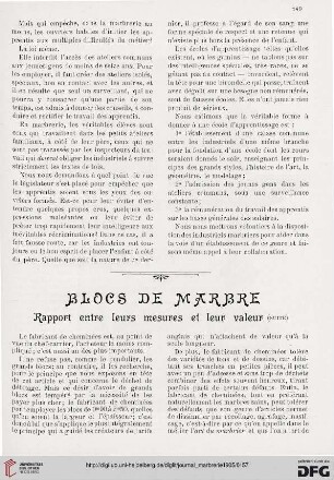 2: Blocs de marbre, [2] : rapport entre leurs mesures et leur valeur