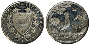 Kiel: Medaille des Vereins für Geflügelzucht "Fauna"