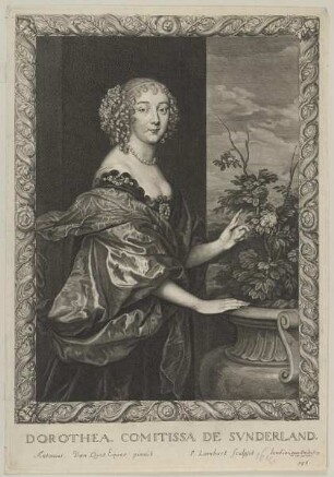 Bildnis der Dorothea Comitissa de Svnderland