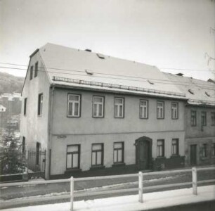 Reichenbach (Vogtland), Burgstraße 10. Wohnhaus (um 1800). Straßenansicht