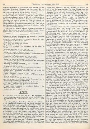 551-553 [Rezension] Hirschbrich, Ernst, Die Entwicklung der Moraltheologie im deutschen Sprachgebiet seit der Jahrhundertwende