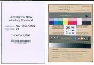 Entnazifizierung Karl Schellhorn , geb. 25.08.1892 (Mechaniker)
