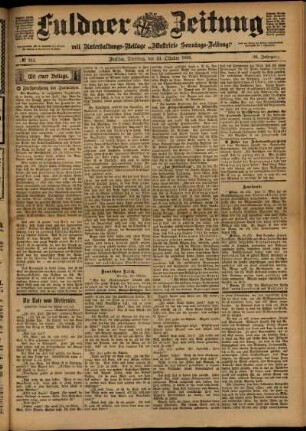 Ausgabe vom Dienstag, den 24. Oktober 1899.