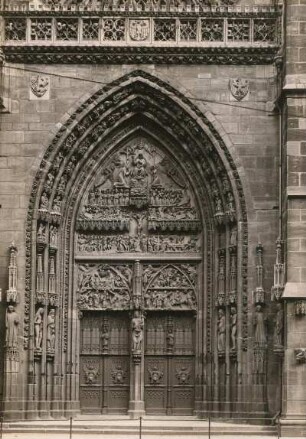 Nürnberg, St. Lorenz-Kirche : Hauptportal der St. Lorenz-Kirche