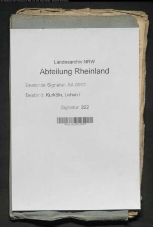 Reskripte und Hofratsberichte über die zur kurfürstlichen Unterschrift vorgelegten Lehnbriefe