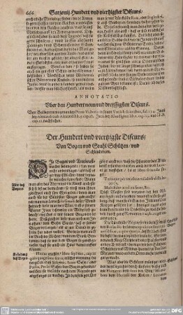 Der Hundert und viertzigste Discurs/Von Bogen und Stahl Schützen/und Schleuderern.