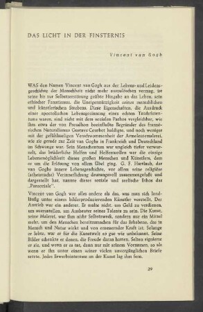 Das Licht in der Finsternis