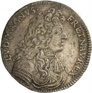 Medaille auf König Ludwig XIV. von Frankreich, 1677
