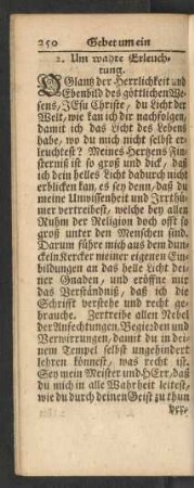 2. Um wahre Erleuchtung.