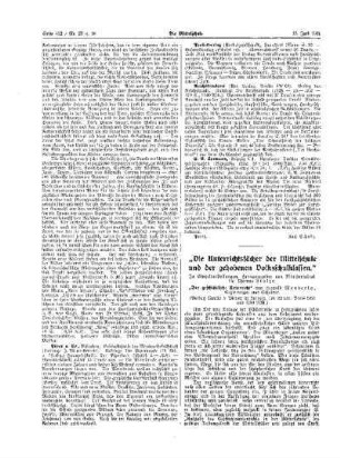 "Die Unterrichtsfächer der Mittelschule und der gehobenen Volksschulklassen"