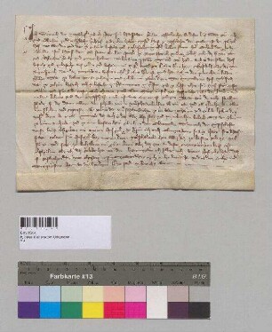 Dietrich der Upfkofer und seine Ehefrau Judith (? Jautt) verkaufen an Ortlieb den Steinkircher, Bürger zu Regensburg, den Puetzel- Hof zu Upfkofen. S: Dietrich der Upfkofer