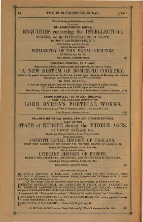 Publishers' circular and booksellers' record. 1844