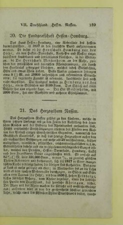 21. Das Herzogthum Nassau