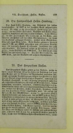 21. Das Herzogthum Nassau