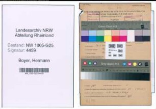 Entnazifizierung Hermann Boyer , geb. 30.05.1908 (Teilhaber)