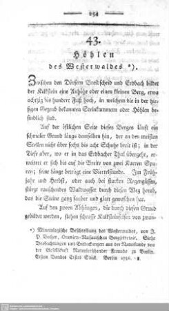 43. Hoehlen des Westerwaldes