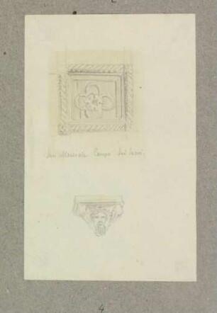 Figürliche Konsole und weiterer Wandschmuck