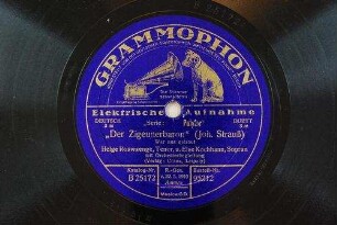 "Der Zigeunerbaron" : Wer uns getraut / (Joh. Strauß)
