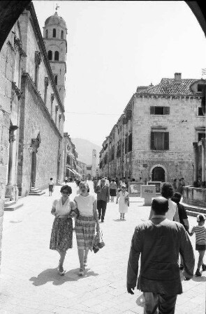 Dubrovnik: Stradun vom Pile Tor aus