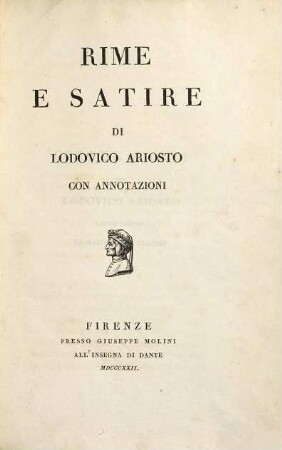 Rime e satire : con annotazioni