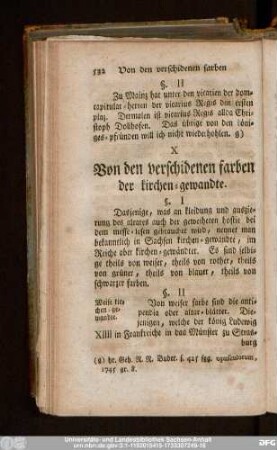 X Von den verschidenen farben der kirchen-gewandte.