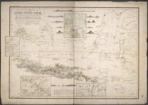 Reduzirte Karte vom Sunda- Oder Borneo-Meere und den Strassen zur Verbindung desselben mit dem Indischen und dem Chinesischen Meere, der Macassar-Strasse &c : zugleich als Karte von Djava, den kleinen Sunda-Inseln, Celebes, &c, &c ; Dem Kaiserl. Russ. Admiral von Krusenstern als öffentlichen Beweis innigster Hochachtung gewidmet