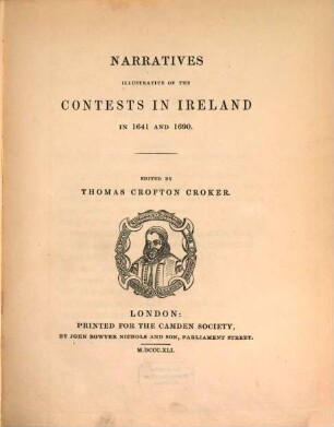 Narratives illustrative of the contests in Ireland in 1641 and 1690